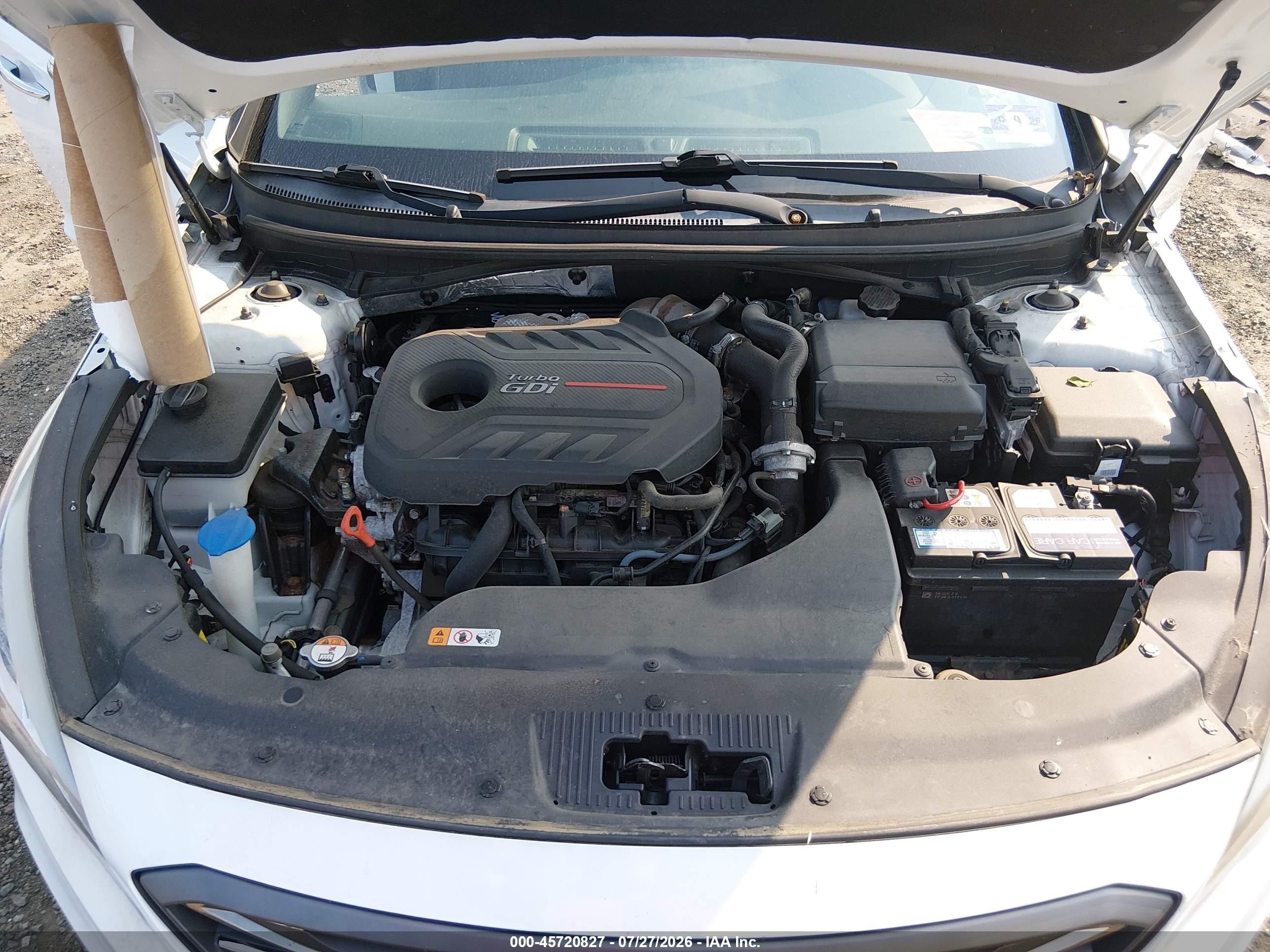 2015 Hyundai Sonata Sport 2.0t Белый vin: 5NPE34AB4FH245609