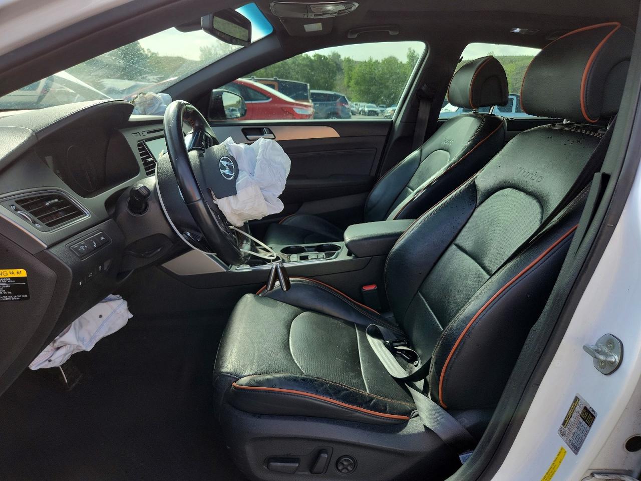 2015 Hyundai Sonata Limited 2.0t White vin: 5NPE34AB4FH255900
