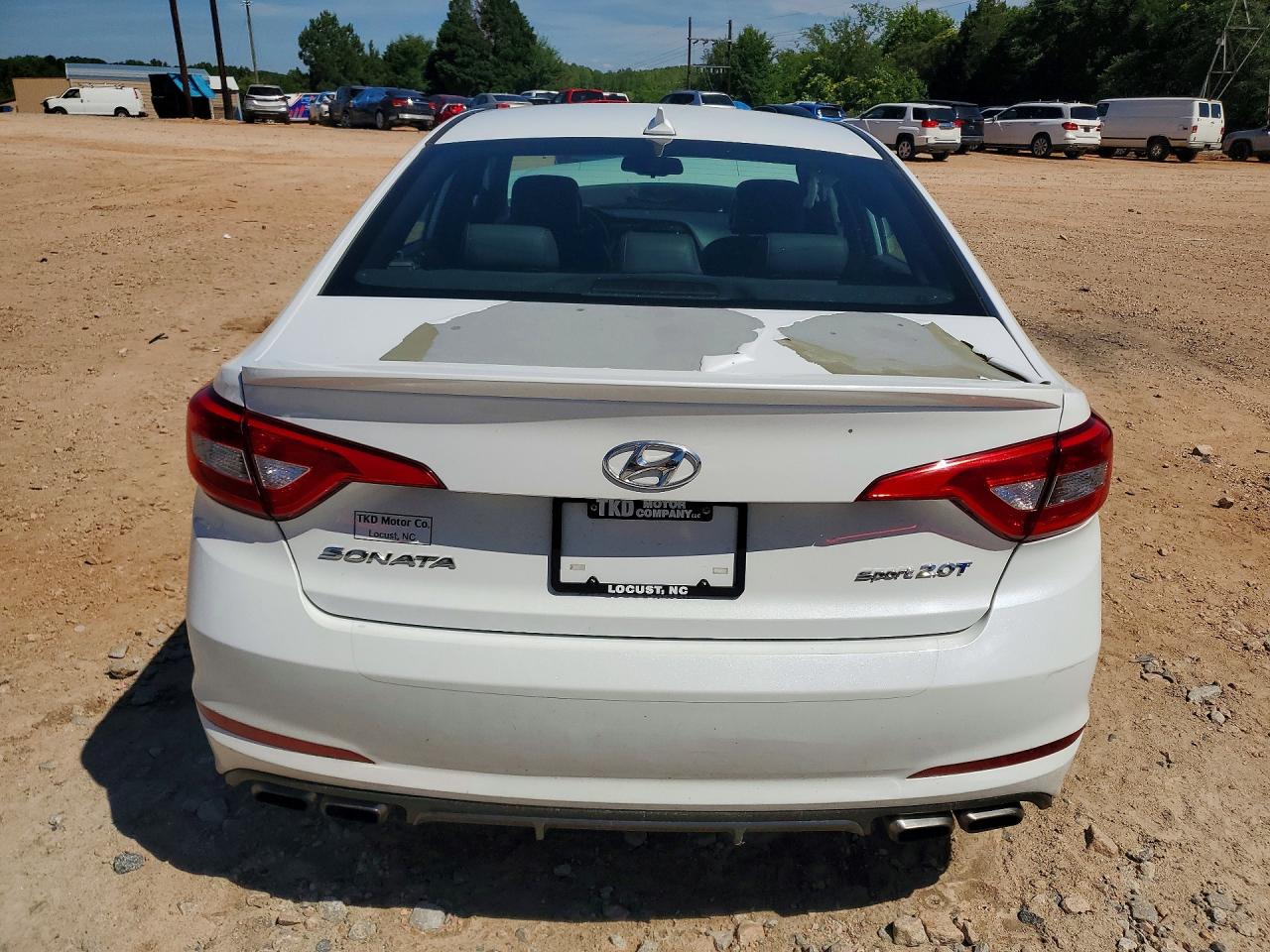 2017 Hyundai Sonata Sport 2.0t Белый vin: 5NPE34AB4HH445568