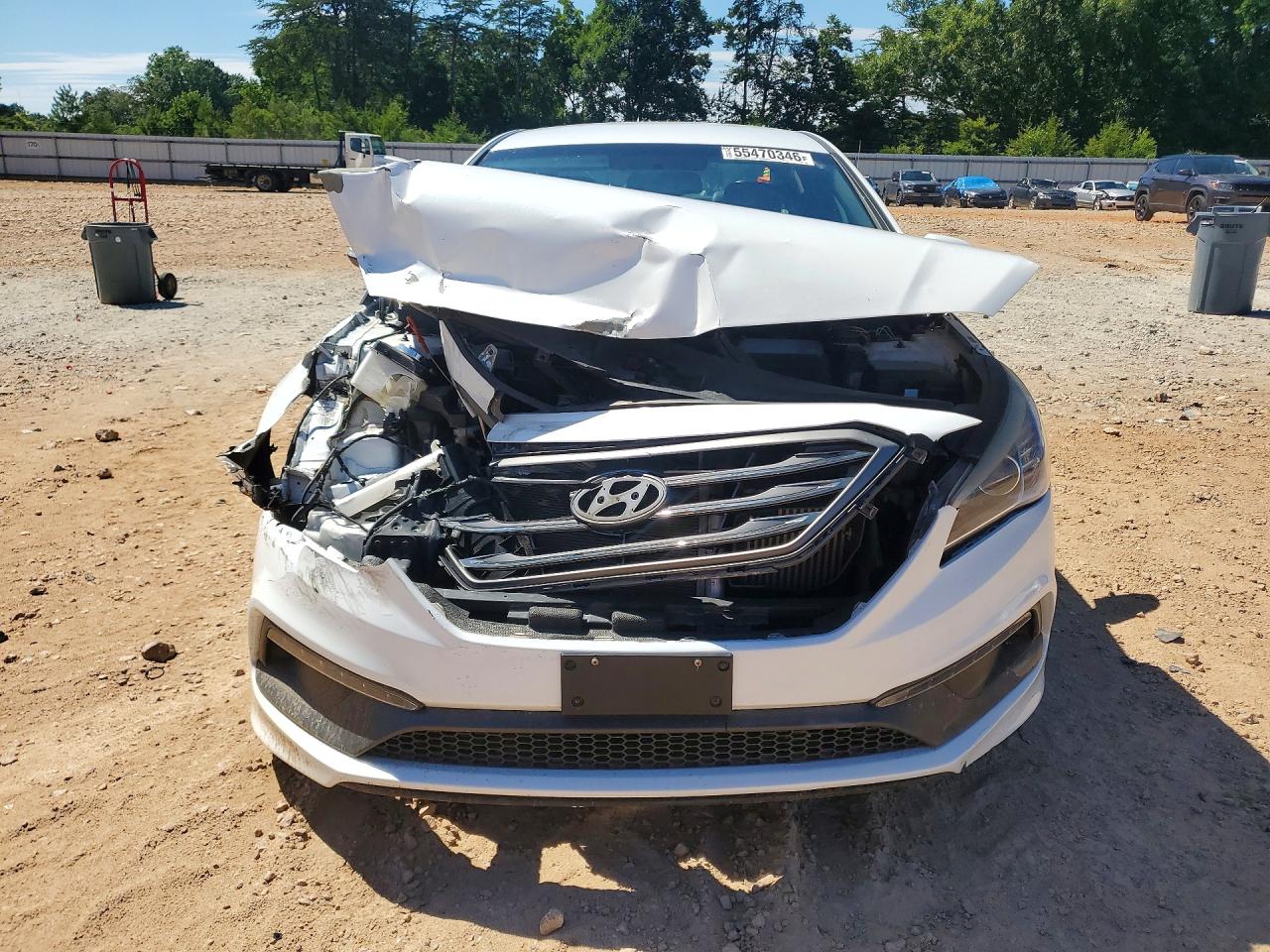 2017 Hyundai Sonata Sport 2.0t Белый vin: 5NPE34AB4HH445568