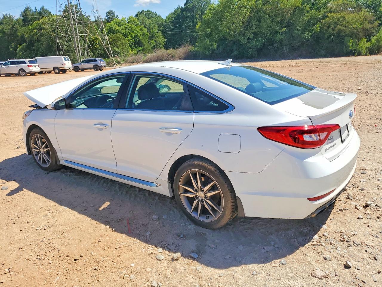 2017 Hyundai Sonata Sport 2.0t Белый vin: 5NPE34AB4HH445568