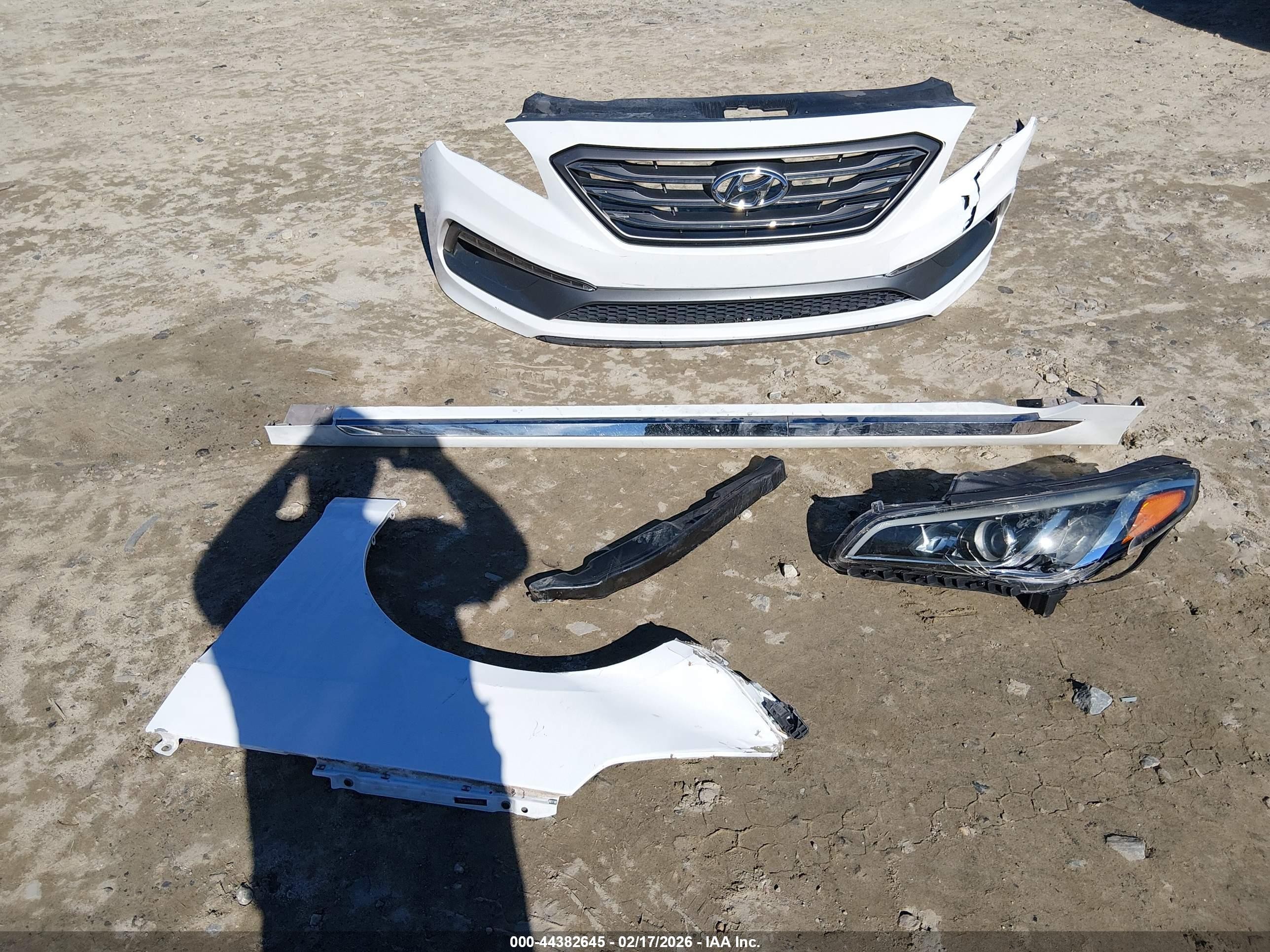 2017 Hyundai Sonata Sport 2.0t White vin: 5NPE34AB4HH465402