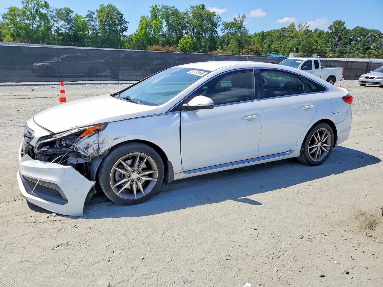 2017 Hyundai Sonata Sport 2.0t White vin: 5NPE34AB4HH571378