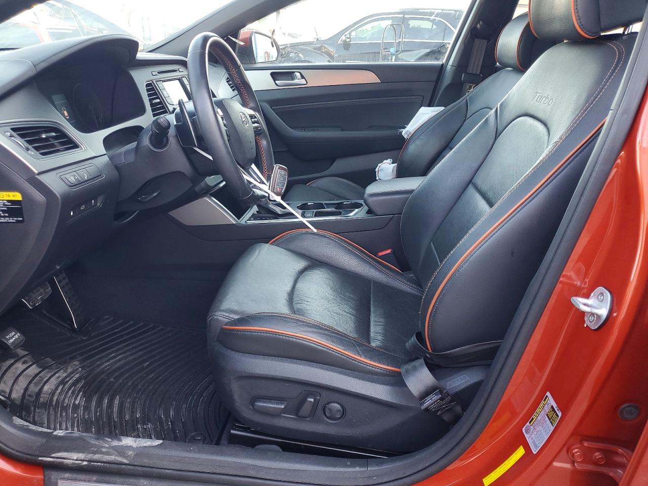 2015 Hyundai Sonata Sport 2.0t Red vin: 5NPE34AB5FH048898