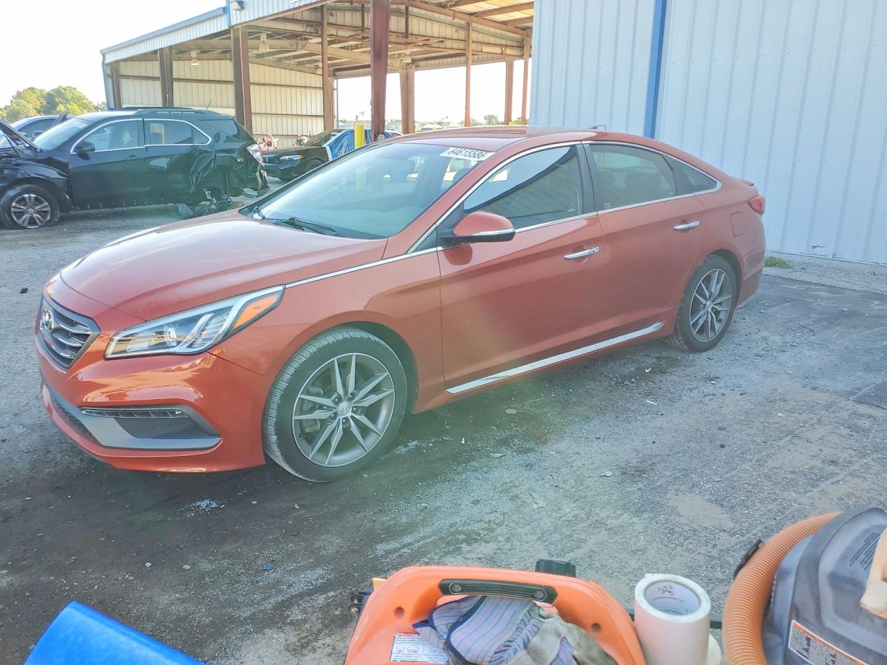 2015 Hyundai Sonata Sport 2.0t Red vin: 5NPE34AB5FH048898
