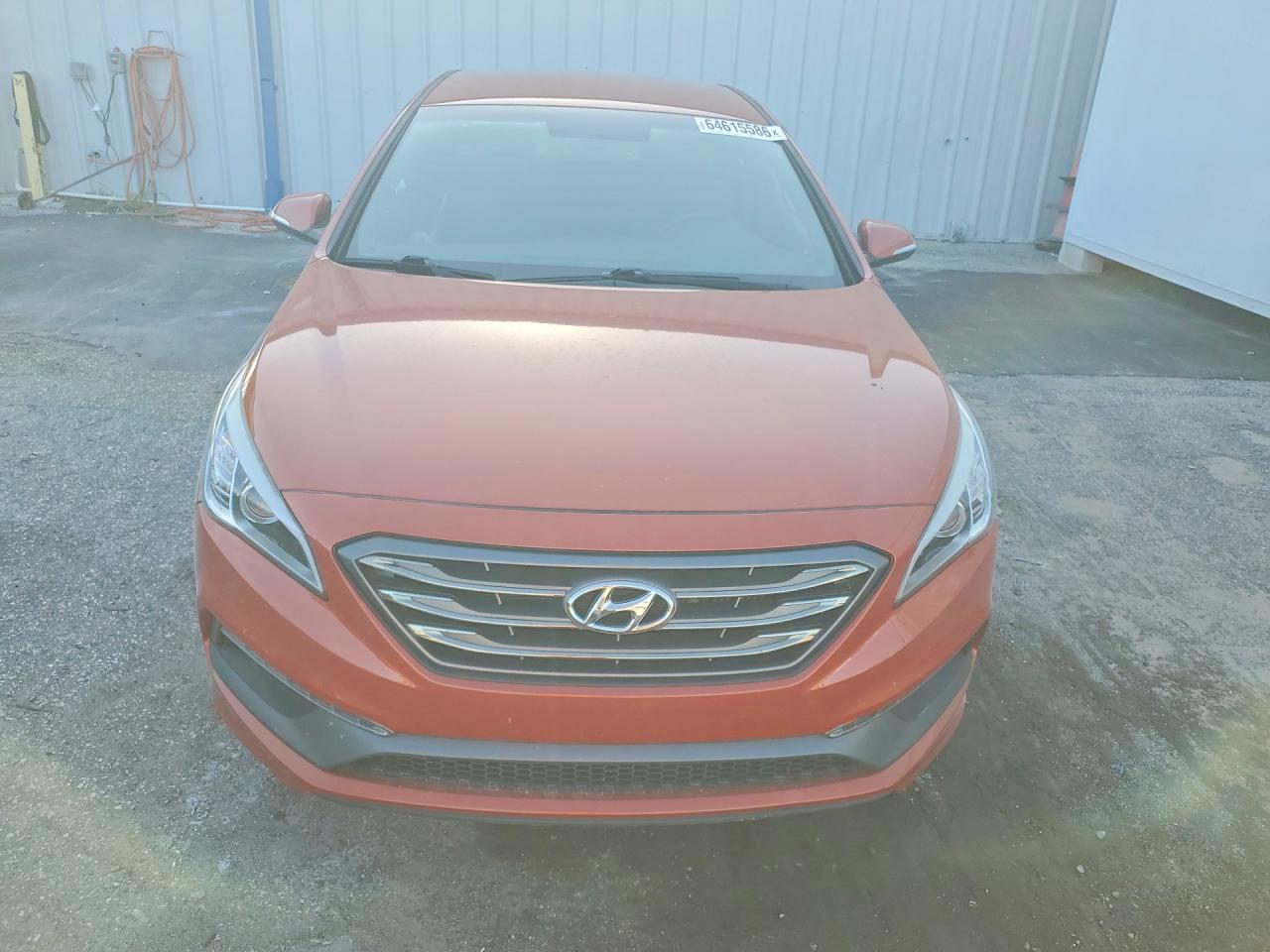 2015 Hyundai Sonata Sport 2.0t Red vin: 5NPE34AB5FH048898