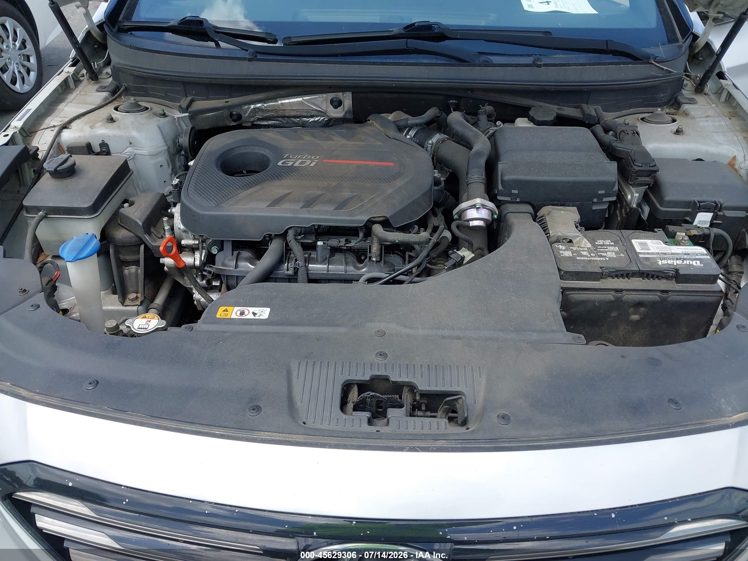 2015 Hyundai Sonata Sport 2.0t Серебряный vin: 5NPE34AB5FH055799