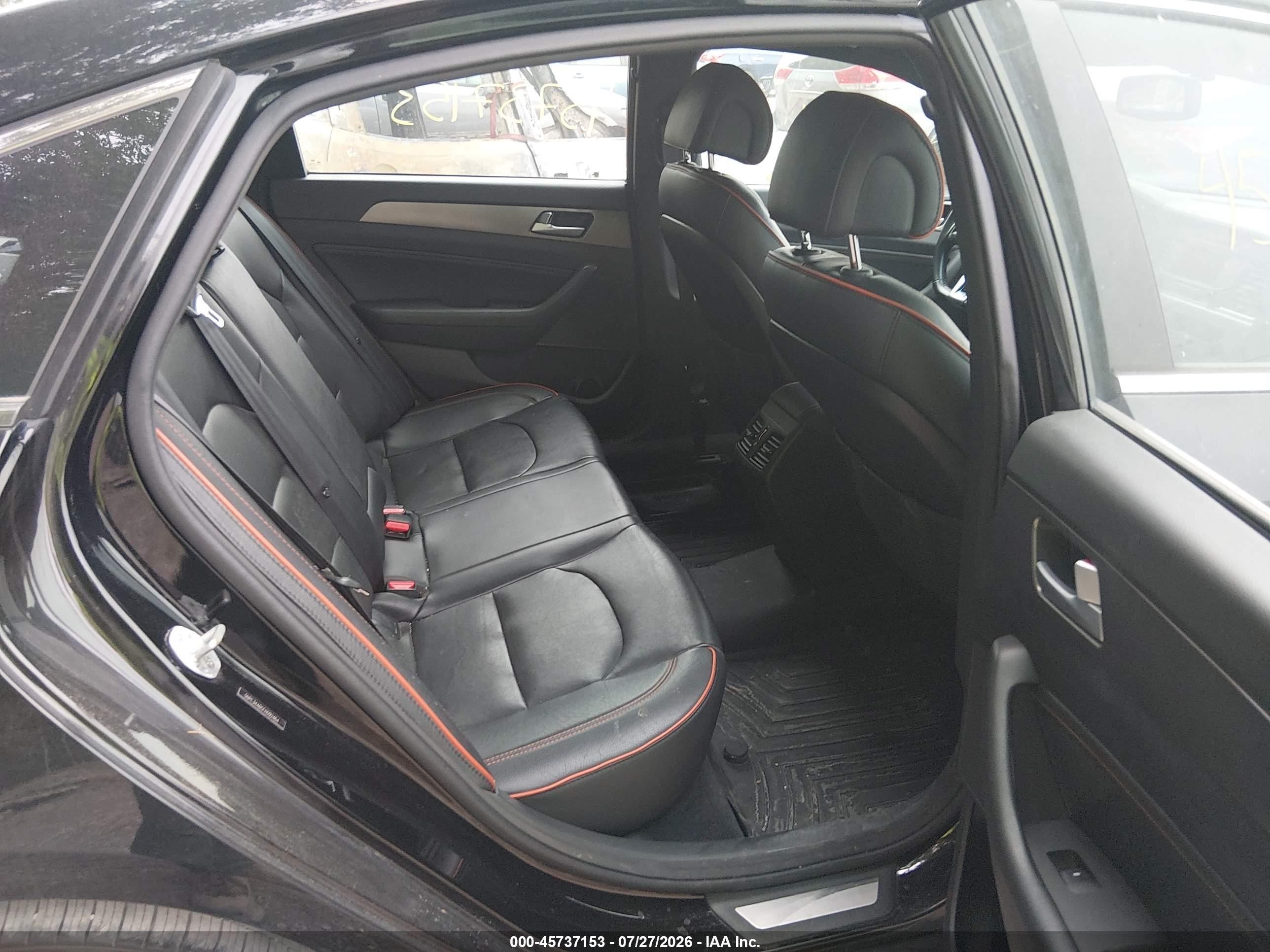 2015 Hyundai Sonata Sport 2.0t Black vin: 5NPE34AB5FH092464