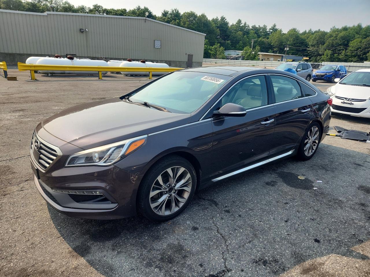2015 Hyundai Sonata Limited 2.0t Gray vin: 5NPE34AB5FH125060