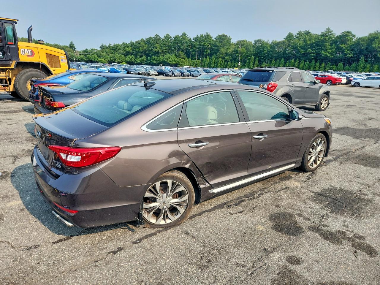 2015 Hyundai Sonata Limited 2.0t Gray vin: 5NPE34AB5FH125060