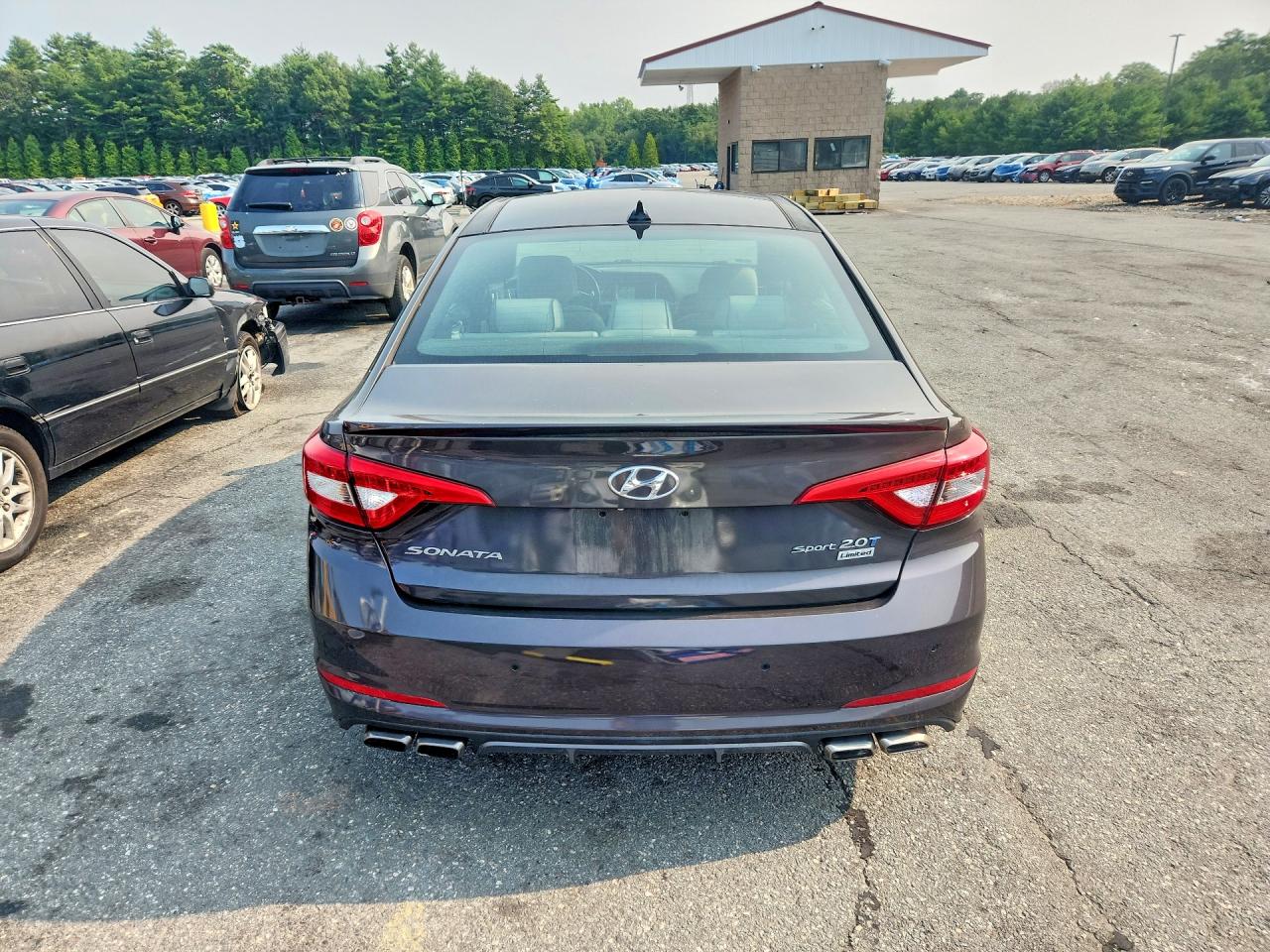 2015 Hyundai Sonata Limited 2.0t Gray vin: 5NPE34AB5FH125060