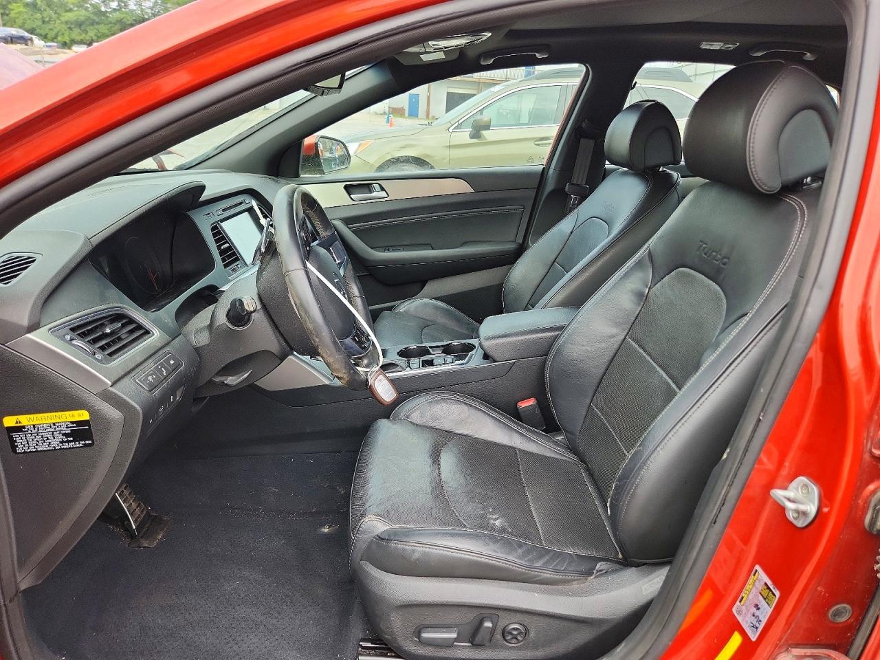 2015 Hyundai Sonata Limited 2.0t Orange vin: 5NPE34AB5FH135488
