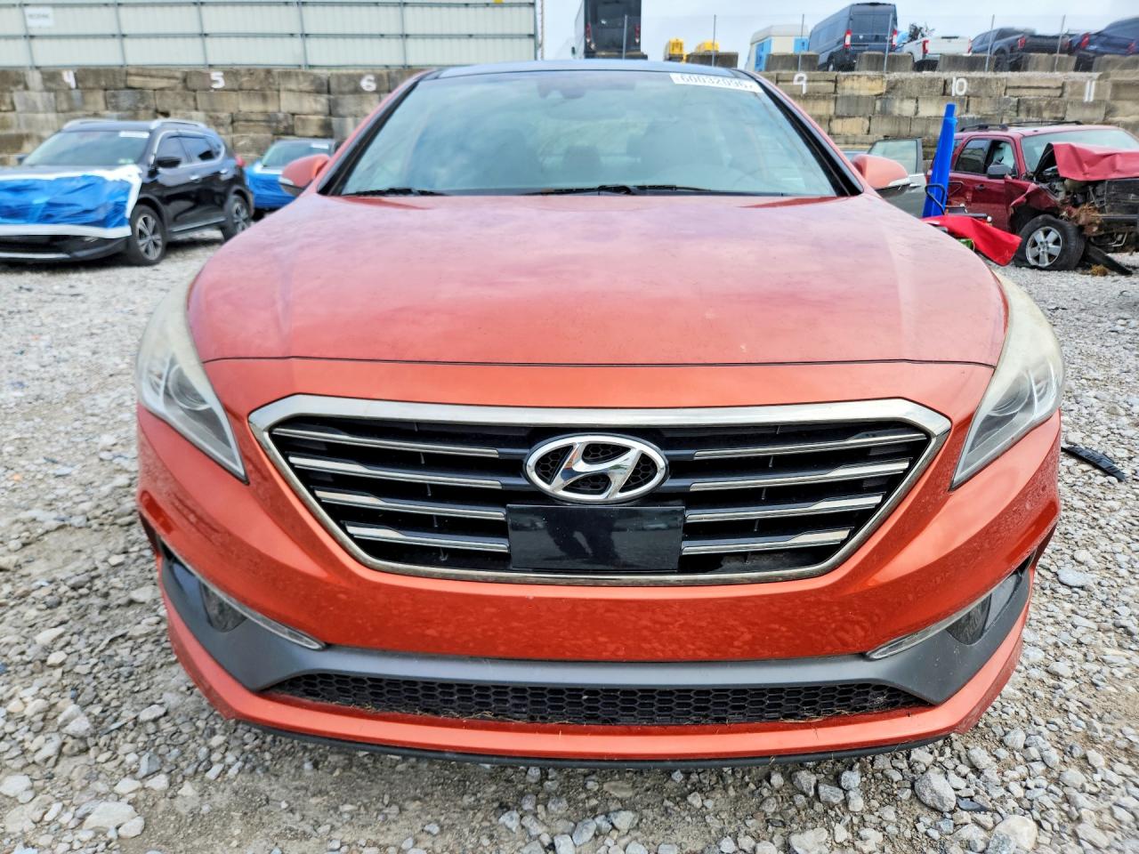 2015 Hyundai Sonata Limited 2.0t Orange vin: 5NPE34AB5FH135488