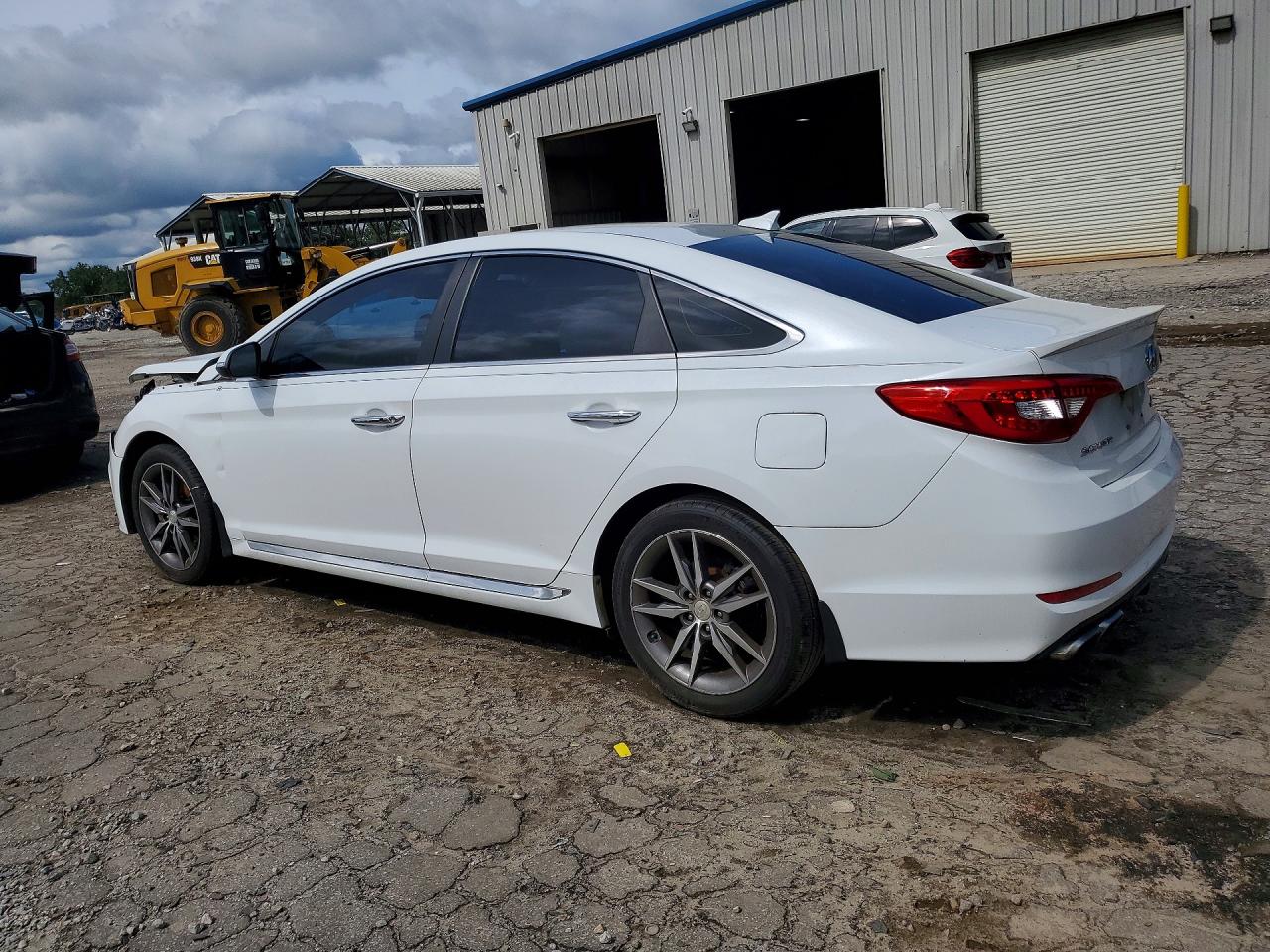 2015 Hyundai Sonata Sport 2.0t White vin: 5NPE34AB5FH192970
