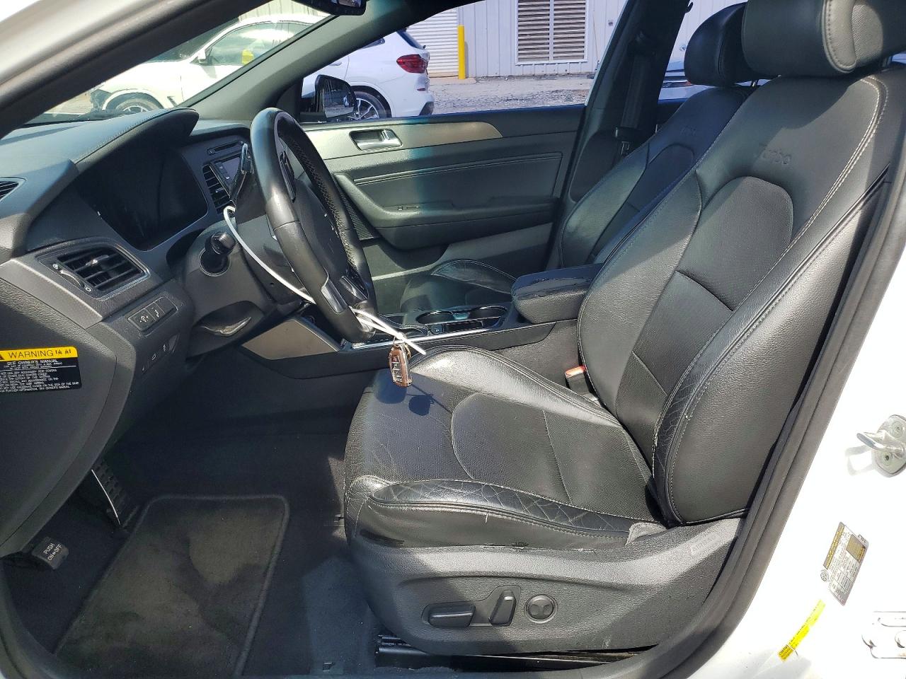 2015 Hyundai Sonata Sport 2.0t White vin: 5NPE34AB5FH192970