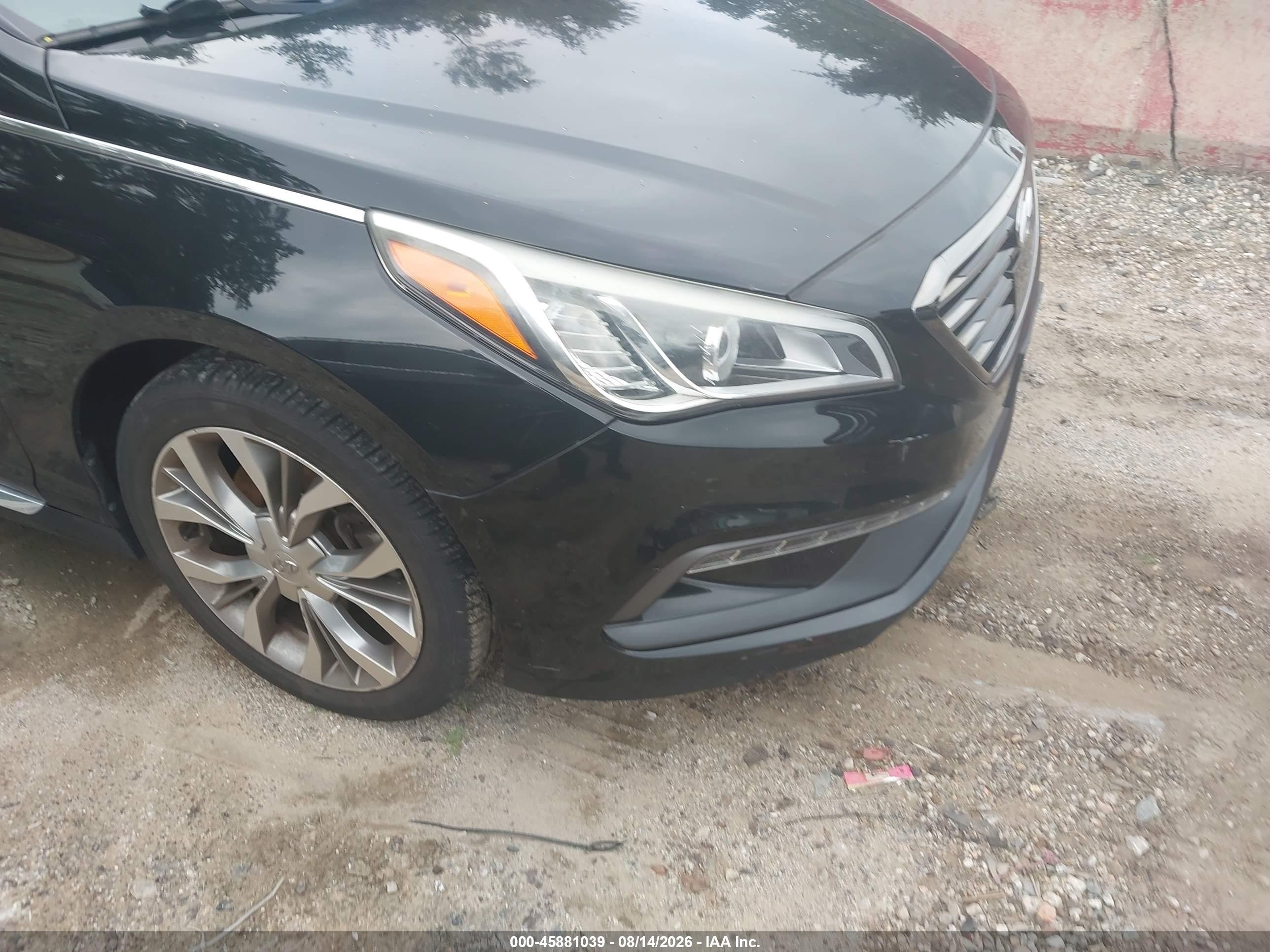 2015 Hyundai Sonata Limited 2.0t Черный vin: 5NPE34AB5FH245795