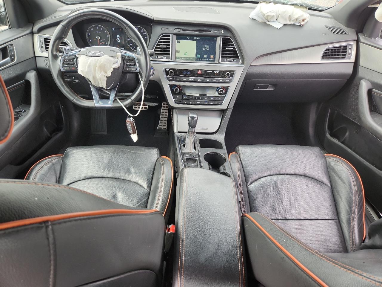 2015 Hyundai Sonata Sport 2.0t Black vin: 5NPE34AB6FH046271