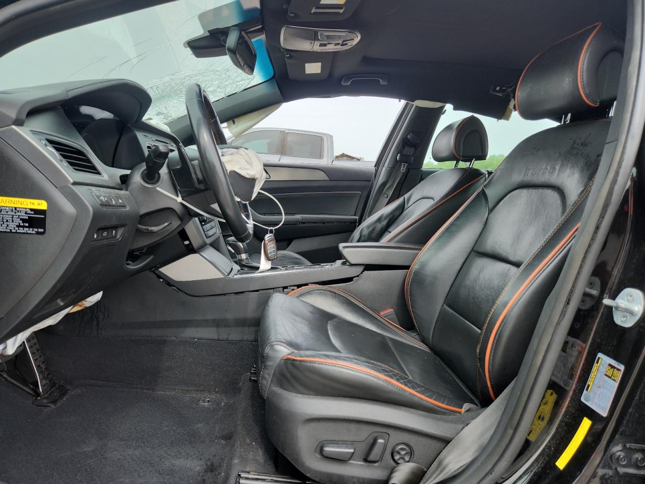 2015 Hyundai Sonata Sport 2.0t Black vin: 5NPE34AB6FH046271