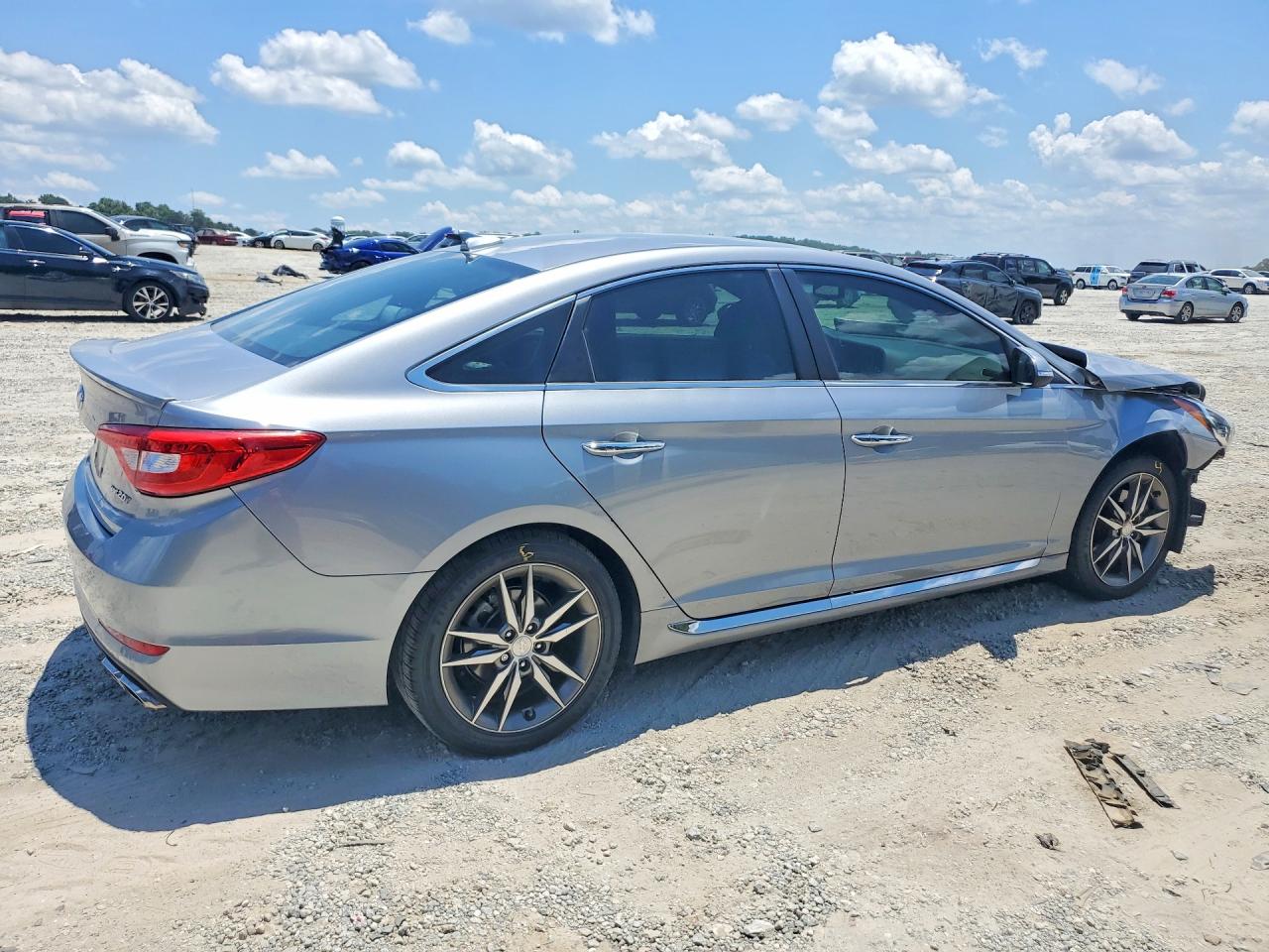 2015 Hyundai Sonata Sport 2.0t Серебряный vin: 5NPE34AB6FH075429