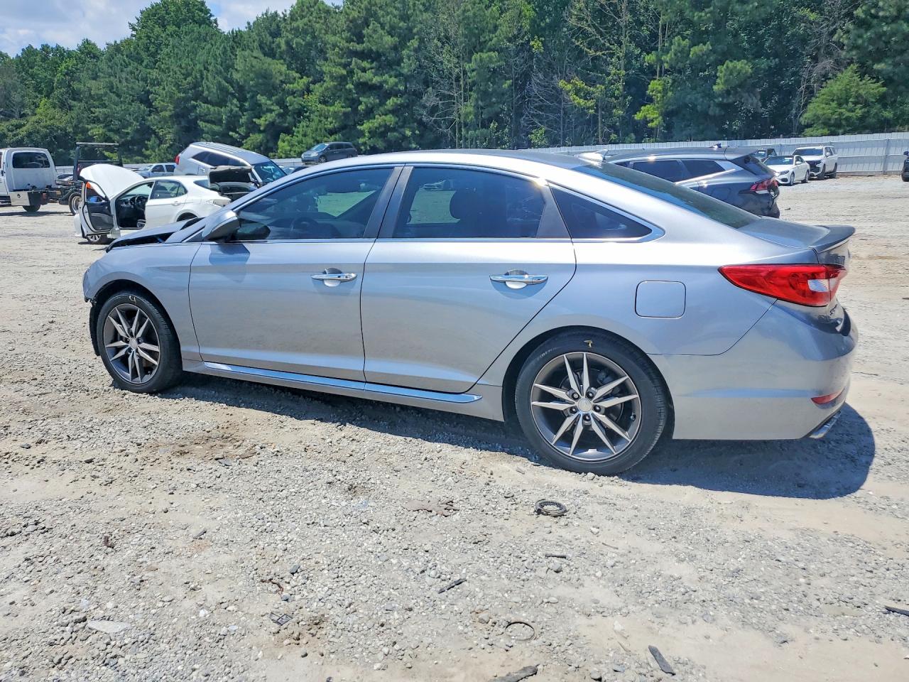 2015 Hyundai Sonata Sport 2.0t Серебряный vin: 5NPE34AB6FH075429