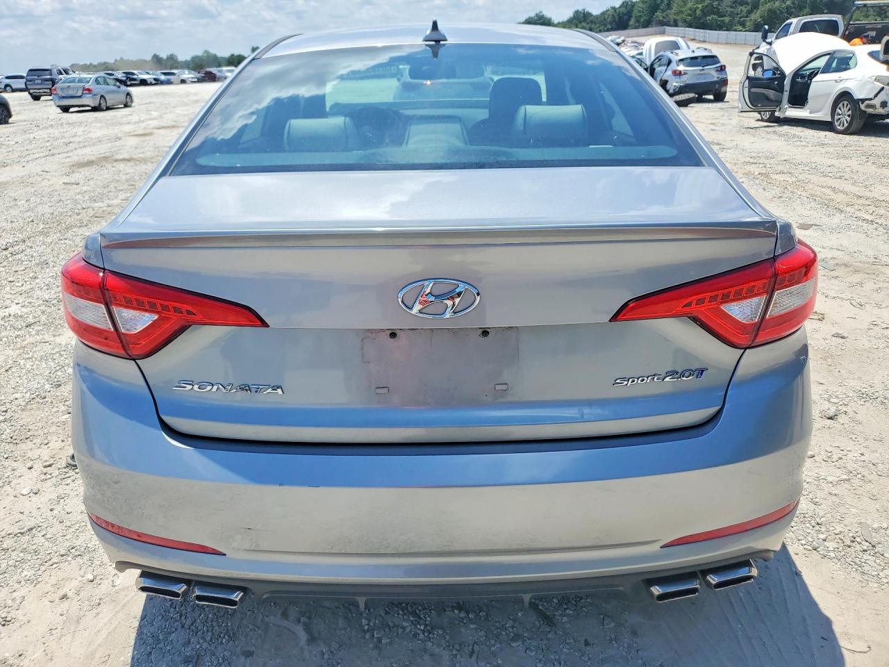 2015 Hyundai Sonata Sport 2.0t Серебряный vin: 5NPE34AB6FH075429