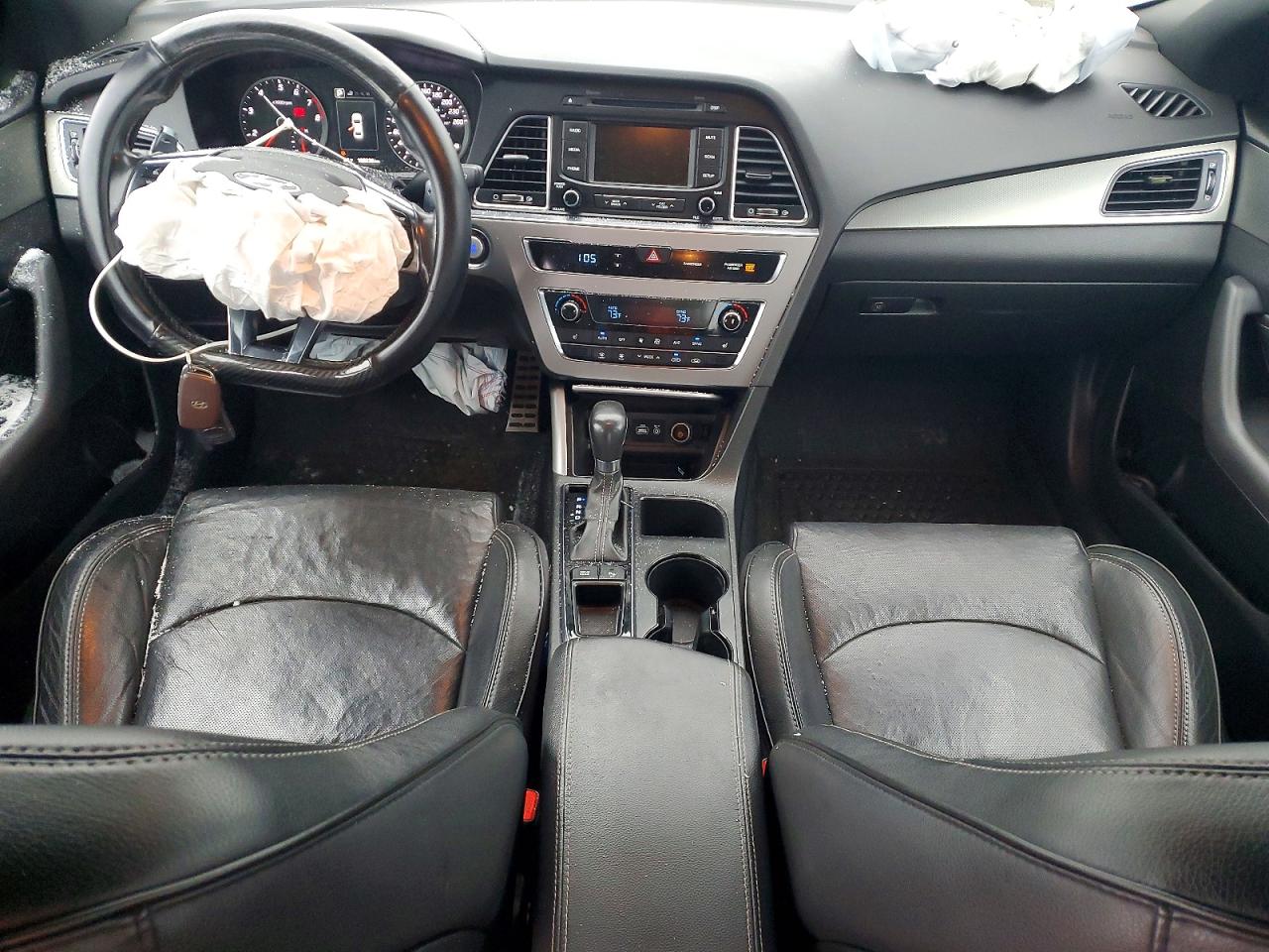 2015 Hyundai Sonata Sport Silver vin: 5NPE34AB6FH094644