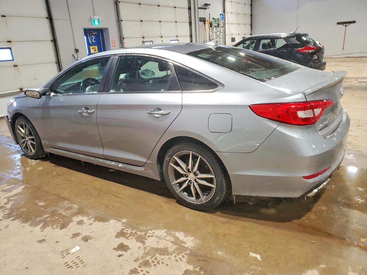 2015 Hyundai Sonata Sport Silver vin: 5NPE34AB6FH094644
