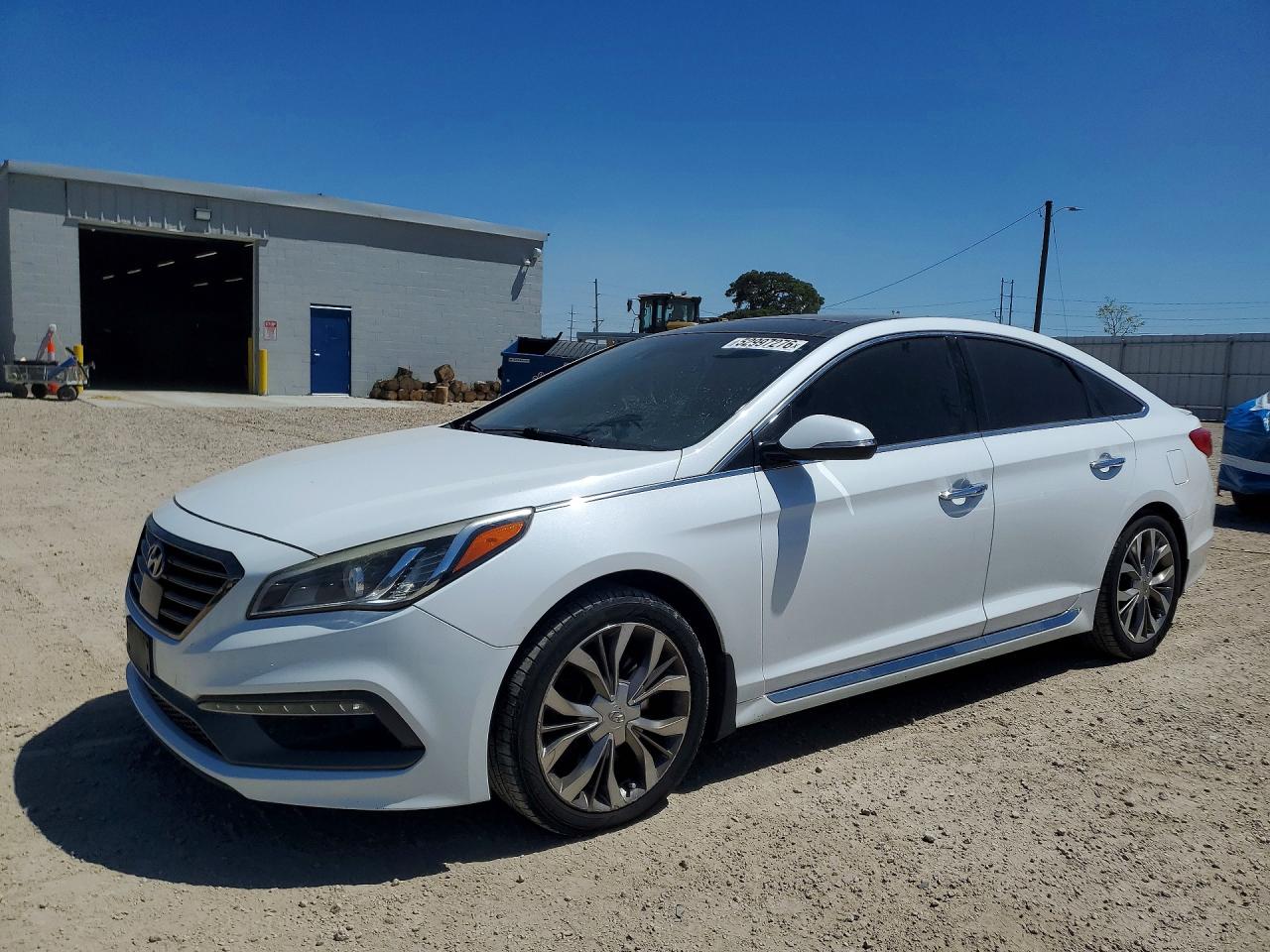 2015 Hyundai Sonata Limited 2.0t White vin: 5NPE34AB6FH162540