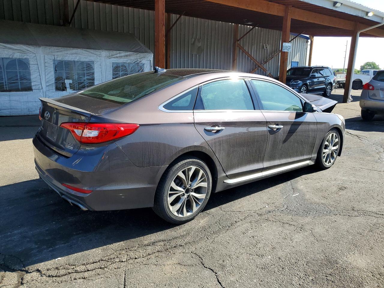 2015 Hyundai Sonata Limited 2.0t Brown vin: 5NPE34AB6FH190306
