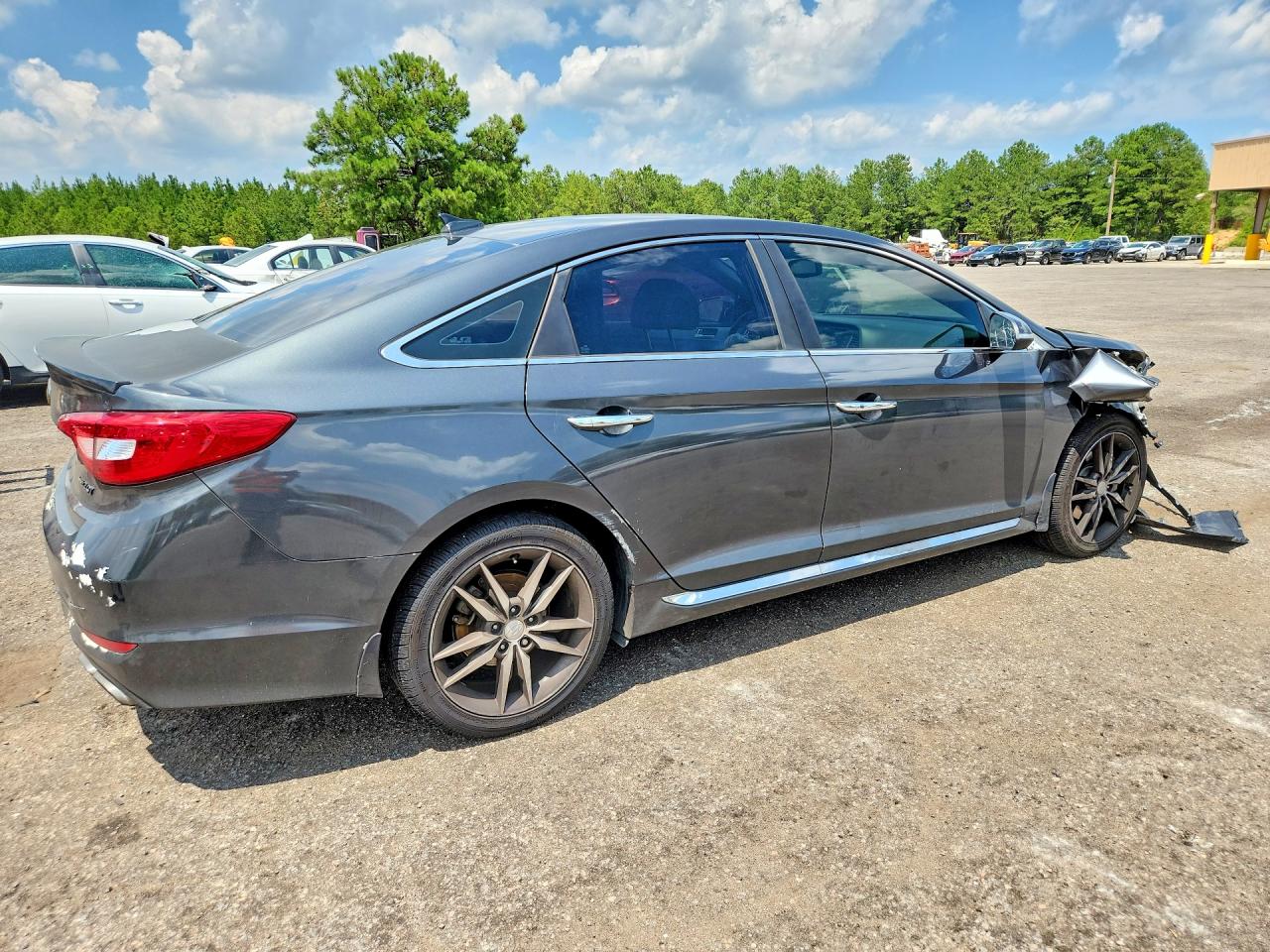 2015 Hyundai Sonata Sport 2.0t Charcoal vin: 5NPE34AB6FH195604