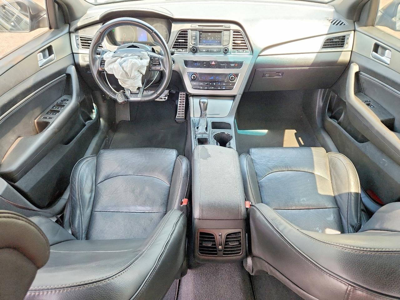 2015 Hyundai Sonata Sport 2.0t Charcoal vin: 5NPE34AB6FH195604