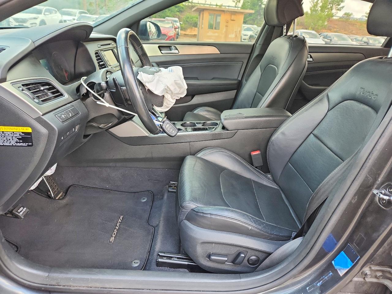 2015 Hyundai Sonata Sport 2.0t Charcoal vin: 5NPE34AB6FH195604