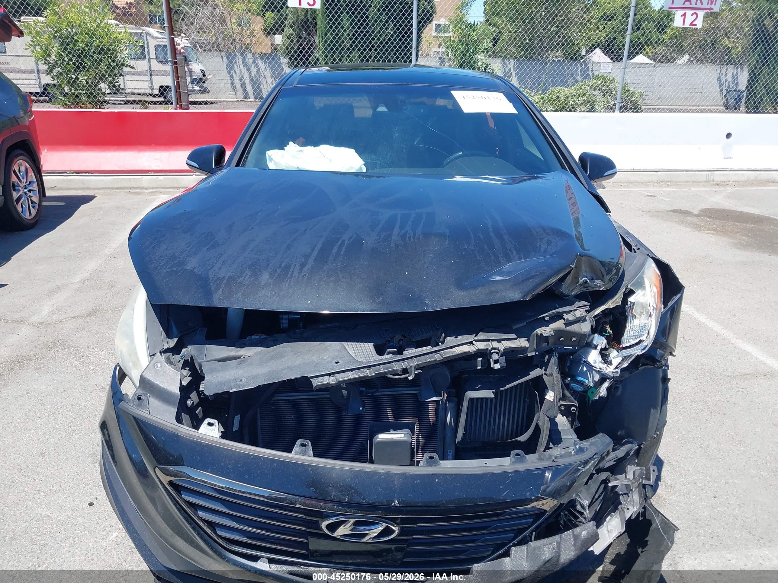 2015 Hyundai Sonata Limited 2.0t Black vin: 5NPE34AB6FH259110