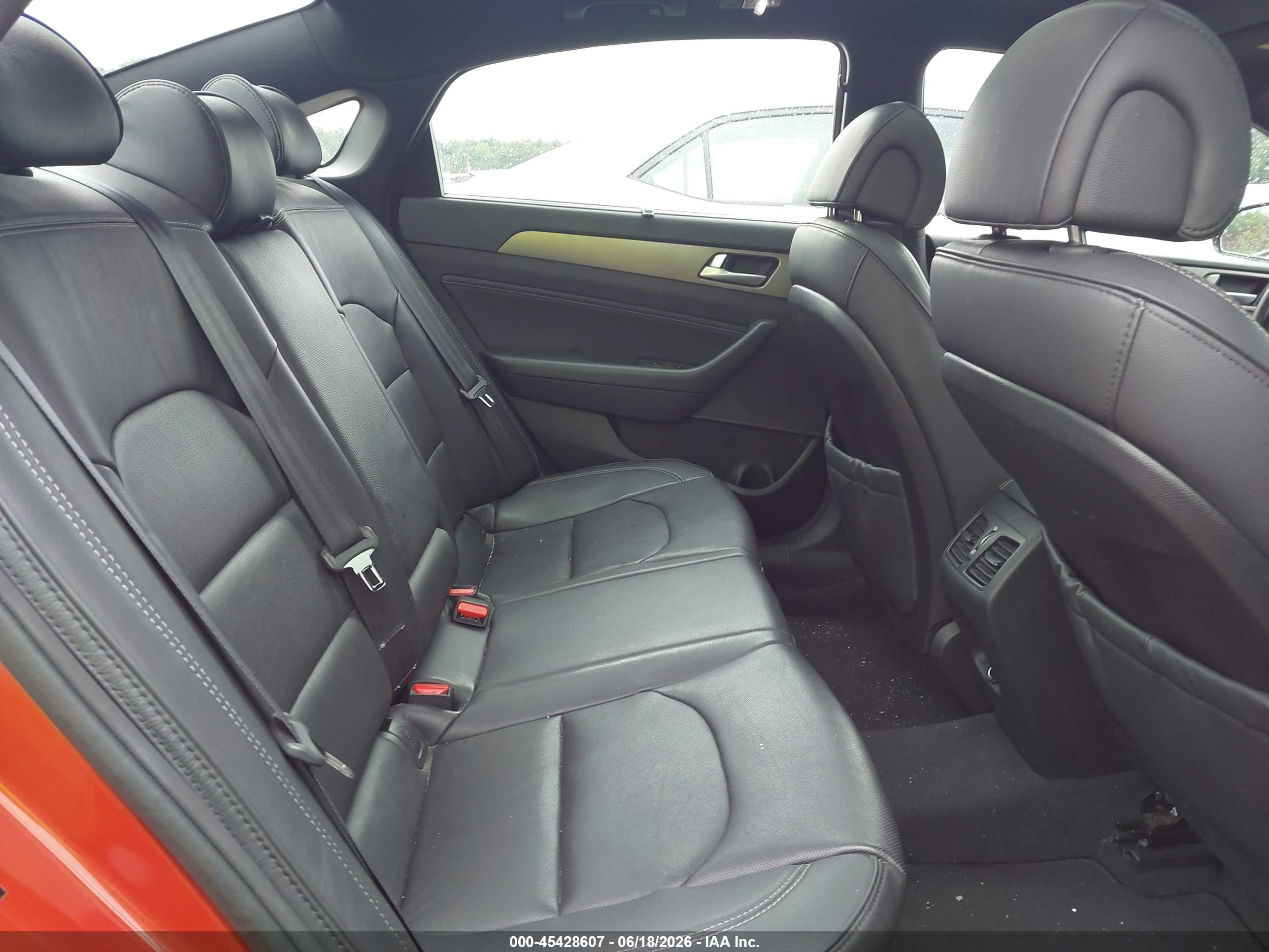 2015 Hyundai Sonata Sport 2.0t Orange vin: 5NPE34AB7FH054444
