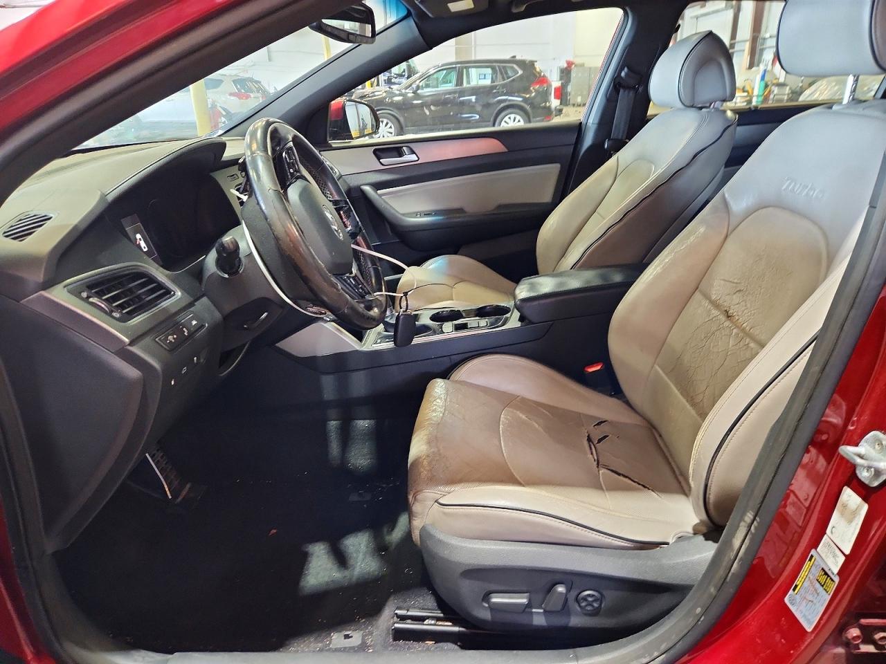 2015 Hyundai Sonata Sport 2.0t Red vin: 5NPE34AB7FH062155