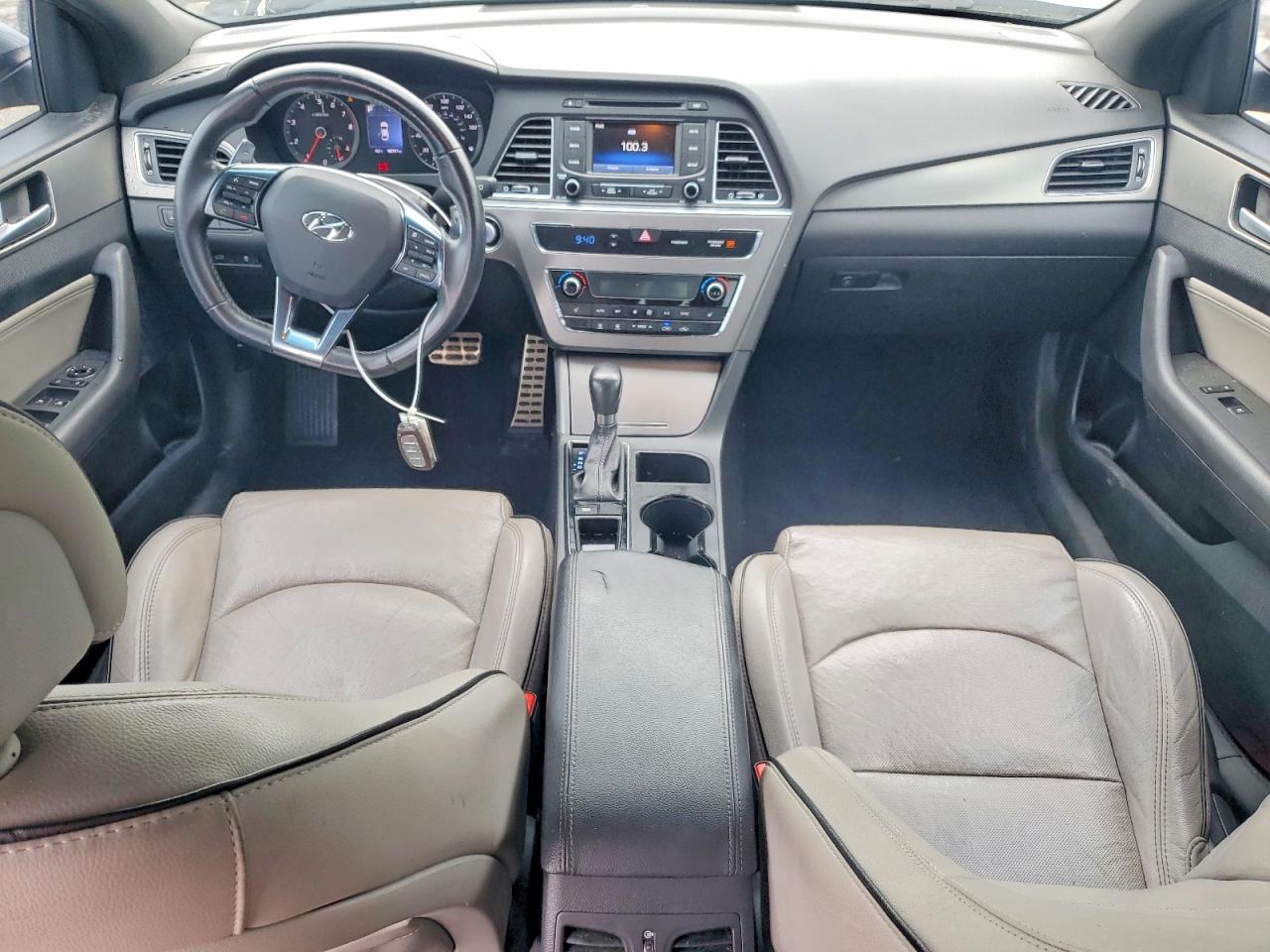 2015 Hyundai Sonata Sport 2.0t Gray vin: 5NPE34AB7FH102816