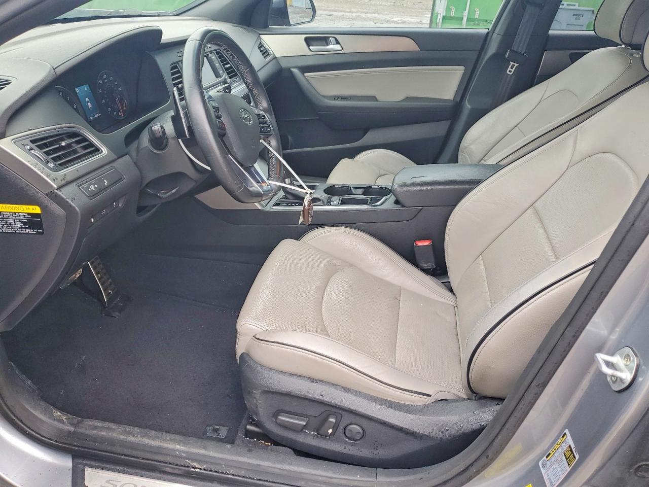 2015 Hyundai Sonata Sport 2.0t Gray vin: 5NPE34AB7FH102816