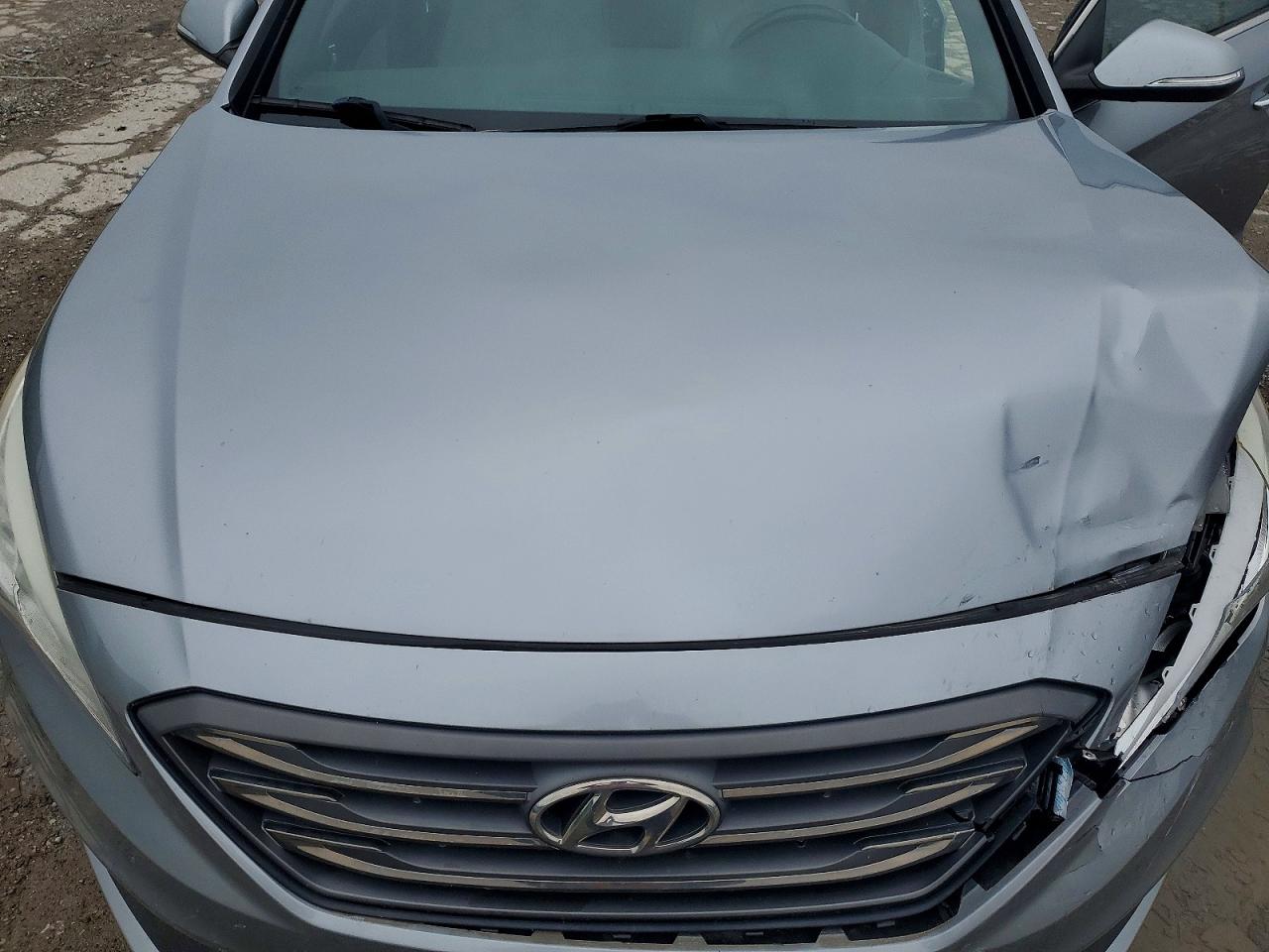 2015 Hyundai Sonata Sport 2.0t Gray vin: 5NPE34AB7FH102816