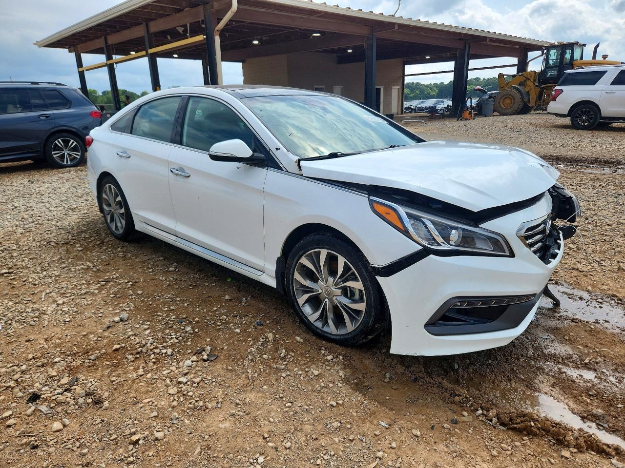 2015 Hyundai Sonata Limited 2.0t White vin: 5NPE34AB7FH115744