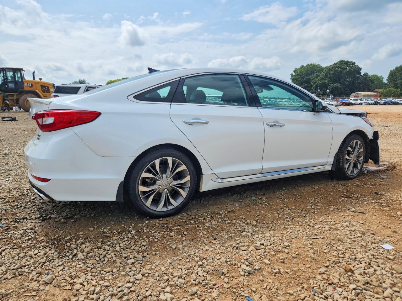 2015 Hyundai Sonata Limited 2.0t White vin: 5NPE34AB7FH115744