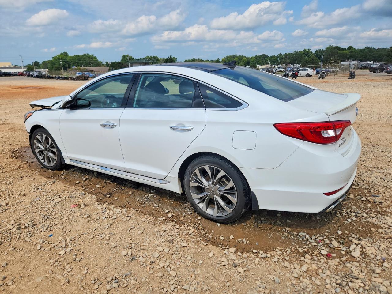 2015 Hyundai Sonata Limited 2.0t White vin: 5NPE34AB7FH115744