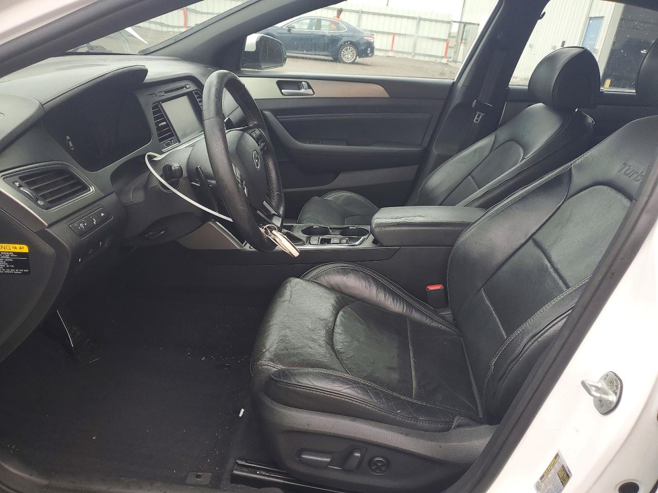 2015 Hyundai Sonata Limited 2.0t White vin: 5NPE34AB7FH125173