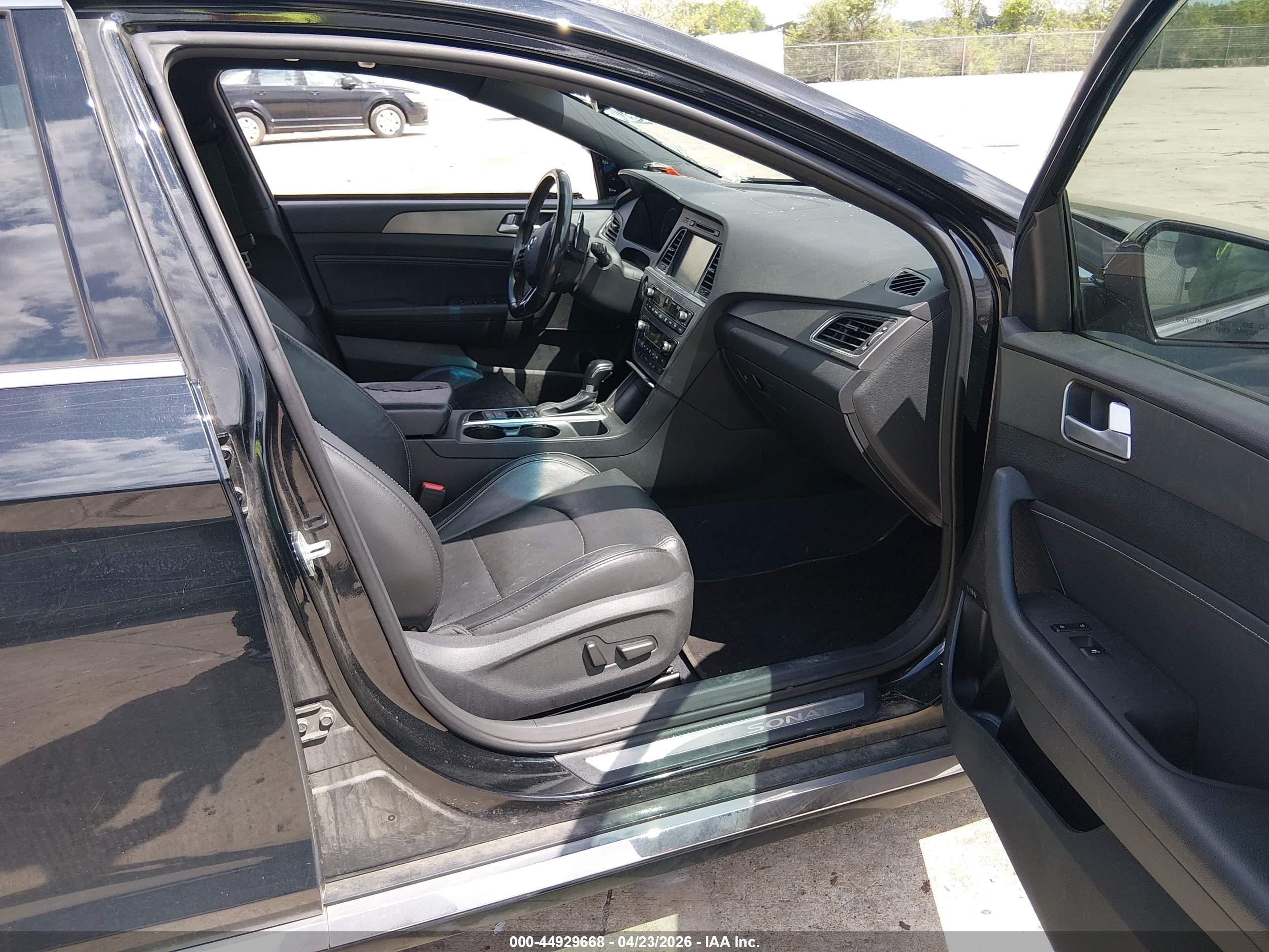 2015 Hyundai Sonata Limited 2.0t Black vin: 5NPE34AB7FH145861
