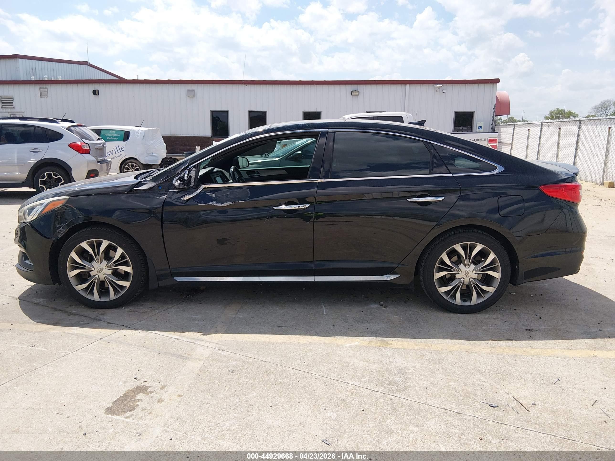 2015 Hyundai Sonata Limited 2.0t Black vin: 5NPE34AB7FH145861