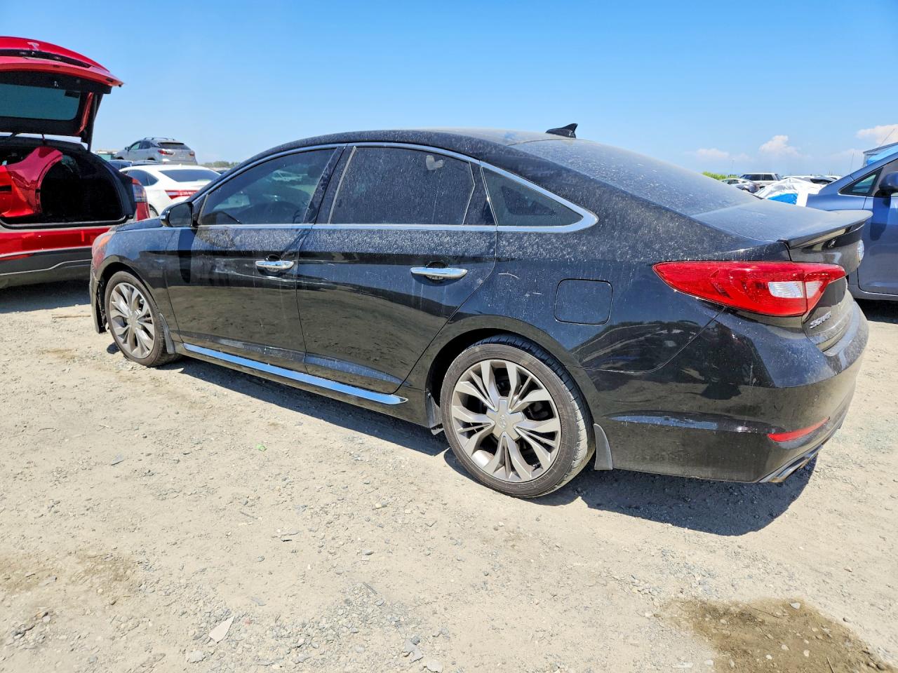 2015 Hyundai Sonata Limited 2.0t Black vin: 5NPE34AB7FH150817