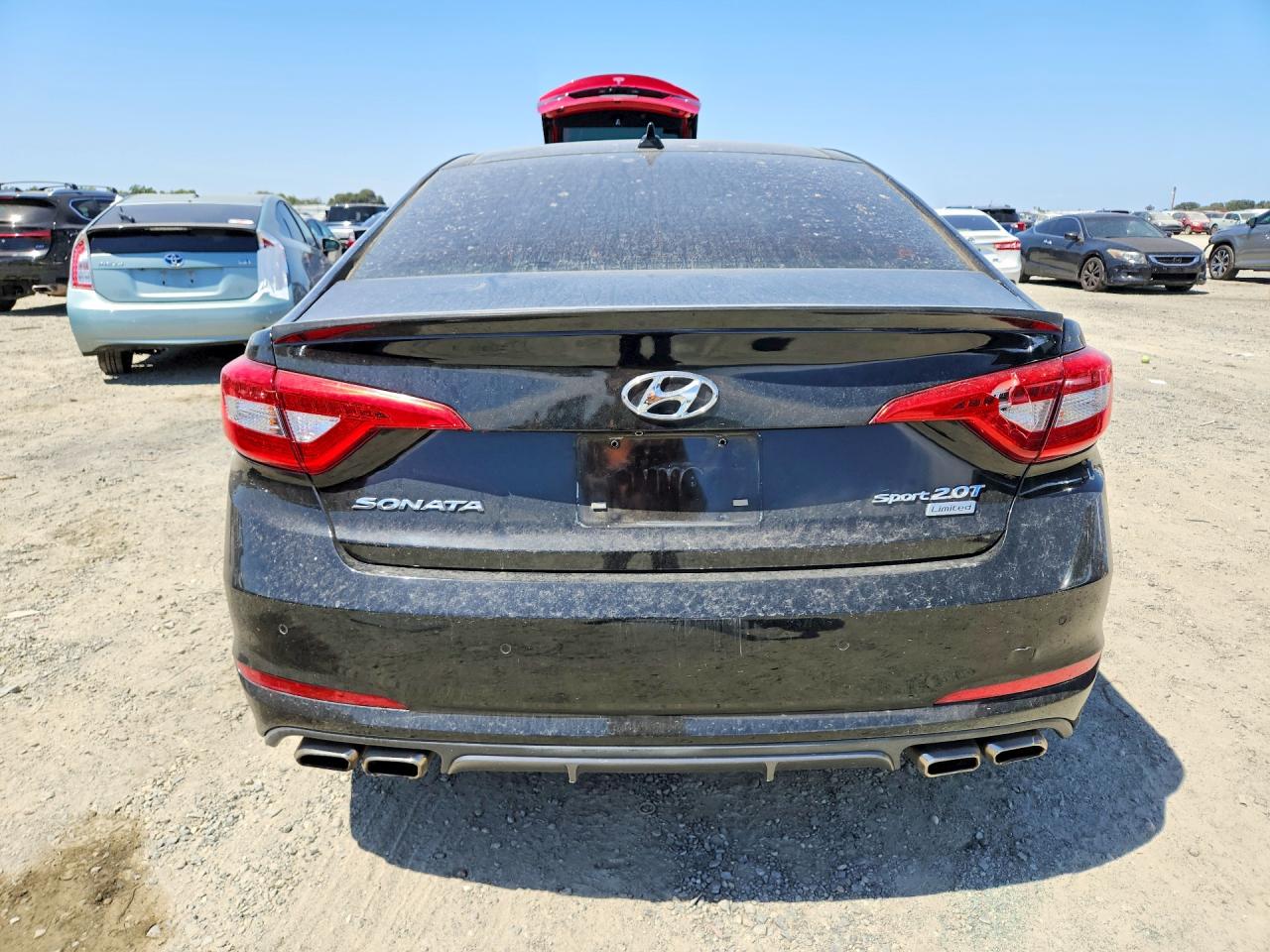 2015 Hyundai Sonata Limited 2.0t Black vin: 5NPE34AB7FH150817