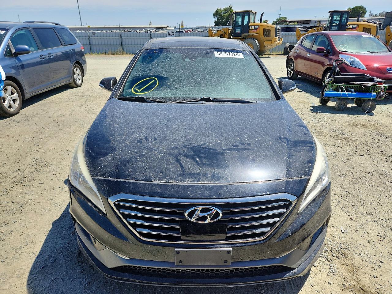 2015 Hyundai Sonata Limited 2.0t Black vin: 5NPE34AB7FH150817