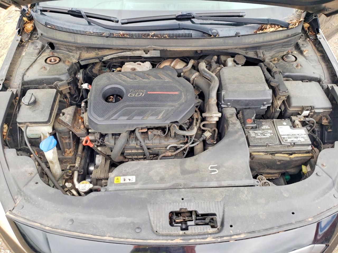 2015 Hyundai Sonata Sport 2.0t Черный vin: 5NPE34AB7FH209090