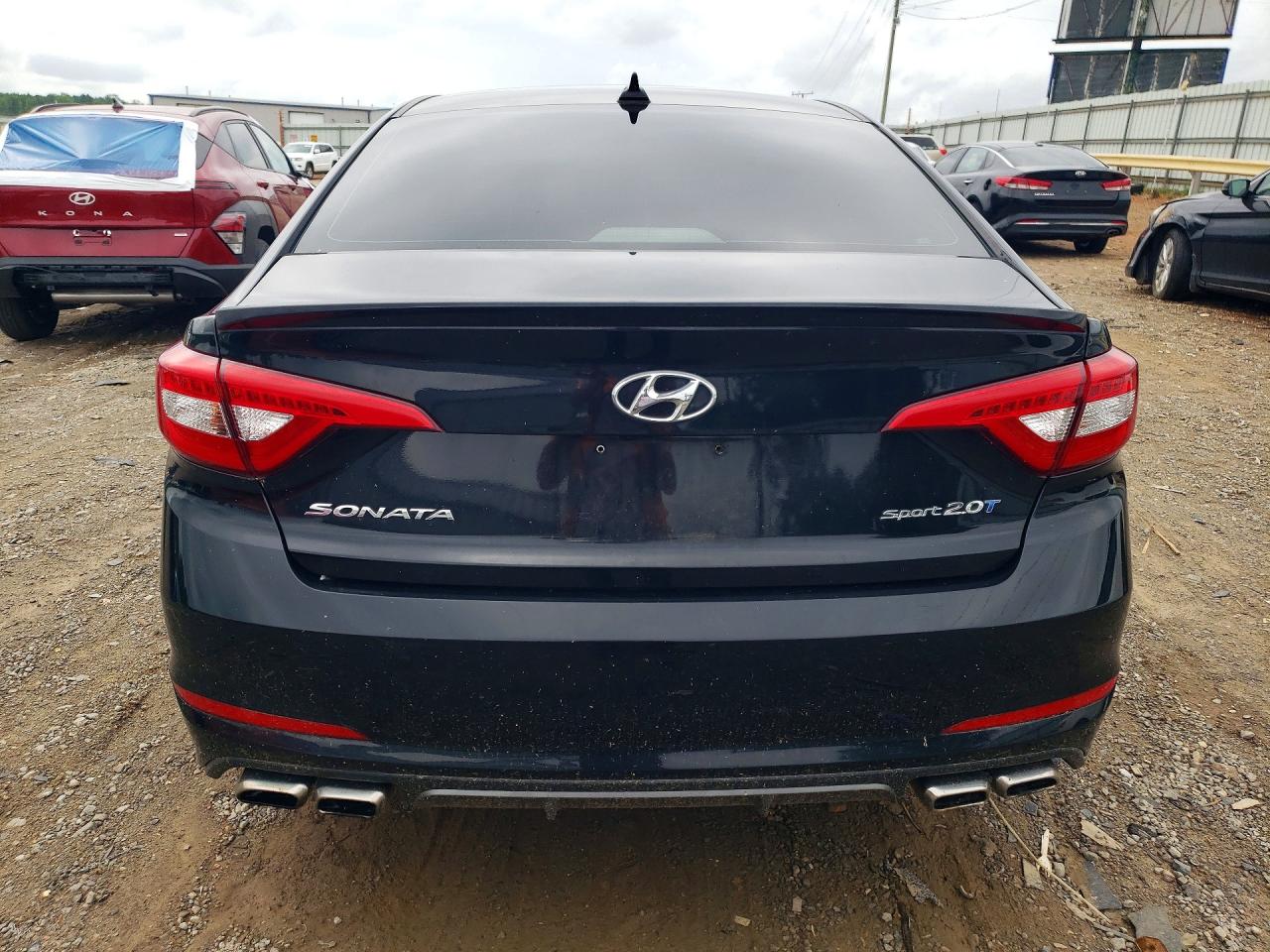 2015 Hyundai Sonata Sport 2.0t Черный vin: 5NPE34AB7FH209090