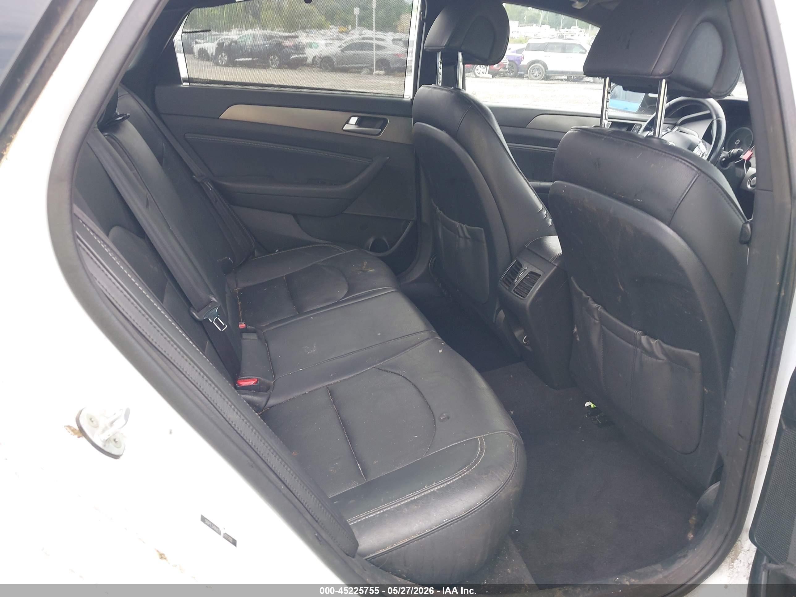 2015 Hyundai Sonata Limited 2.0t White vin: 5NPE34AB7FH240288